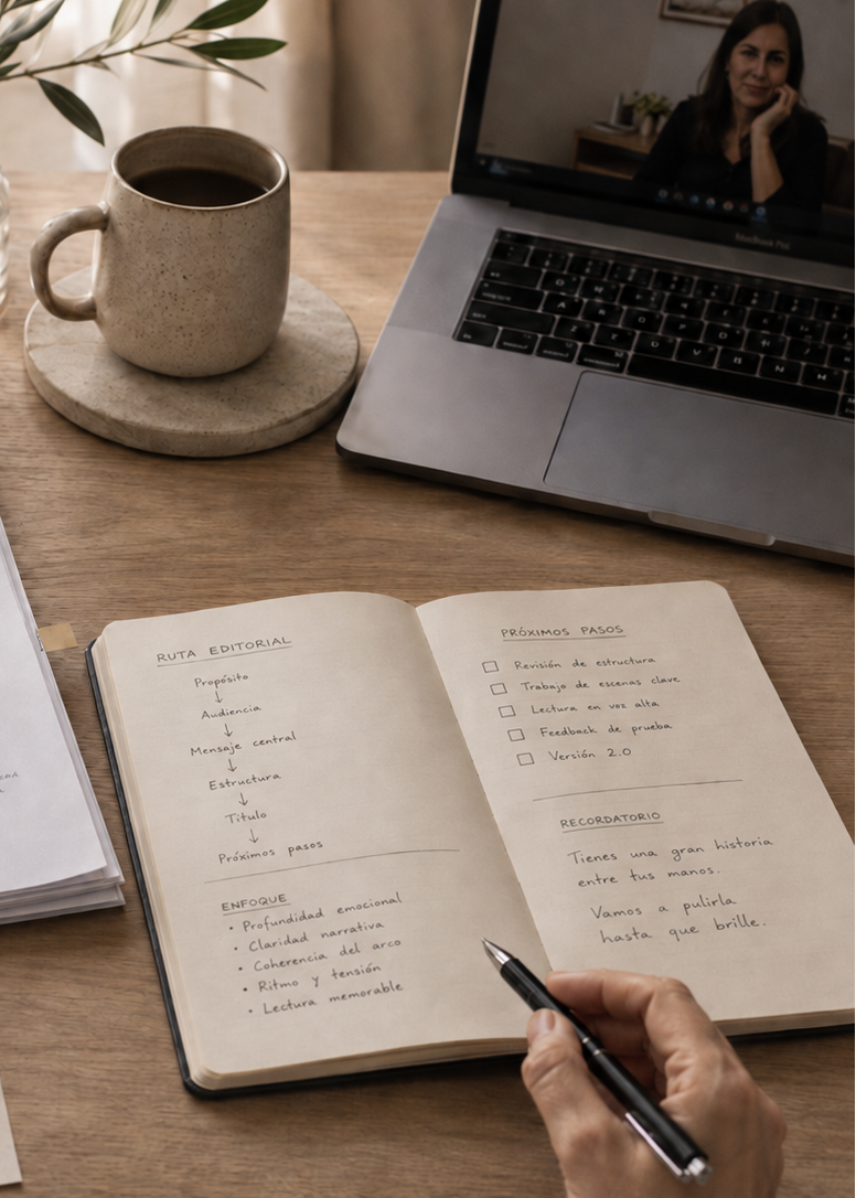 Asesoría de escritura y desarrollo editorial