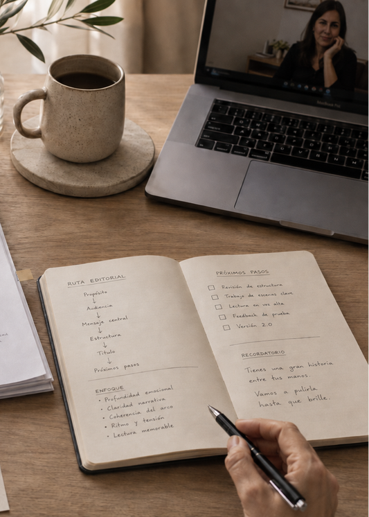 Asesoría de escritura y desarrollo editorial